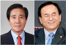 이종희 모다정보통신 회장(왼쪽)과 권오갑 한국기술경영연구원장(오른쪽)이 제11회 일진상 수상자로 선정됐다. - 한국공학한림원 제공