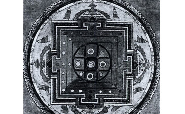 19세기 티베트의 만다라 - 미술대사전(용어편) 제공