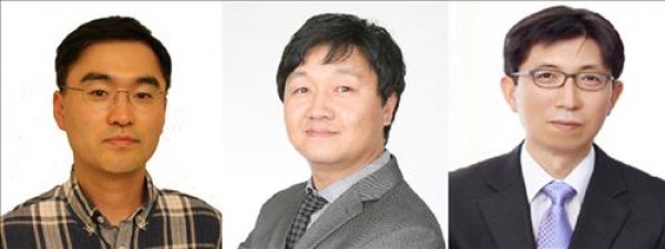 왼쪽부터 연세대 박종혁 교수, 아주대 조인선 교수, 포스텍 박태호 교수