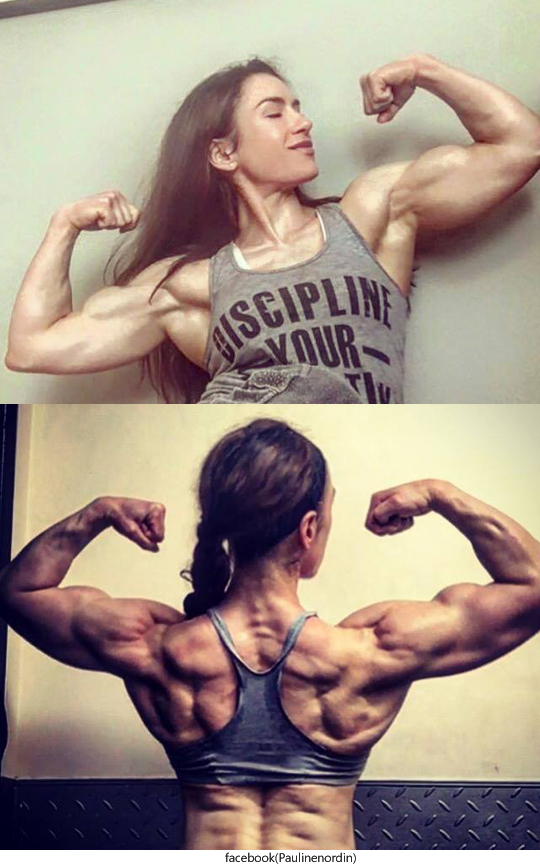 강하고 섬세한 등 근육을 자랑하는 여성 : 동아사이언스