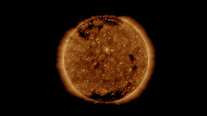 우주환경 관측위성인 SDO (Solar Dynamics Observatory) 실시간 태양 영상 캡쳐