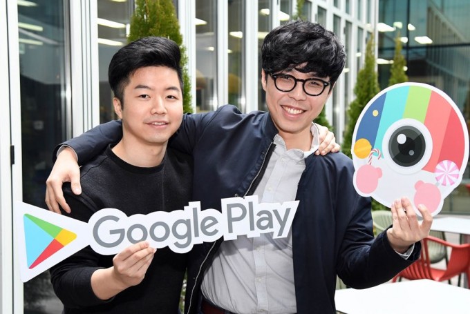 박상철 JP브라더스 CTO(왼쪽)와 안세윤 대표