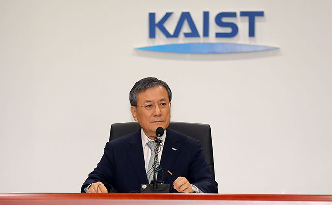 연구비 의혹 해명하는 신성철 KAIST 총장. 연합뉴스