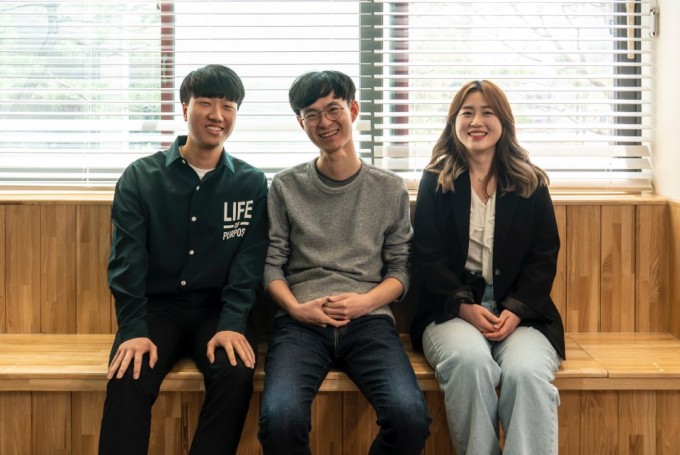 왼쪽부터 고병찬 석박사과정생, 강민국 석사생, 공다영 석사생. 동아사이언스DB
