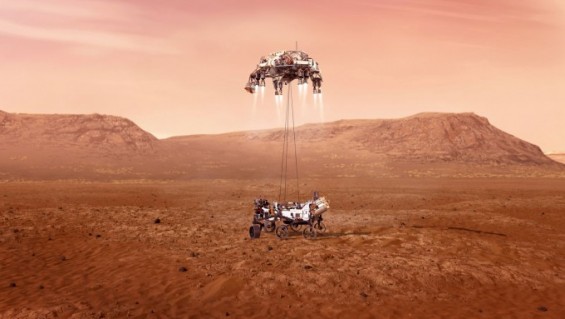 미국 화성 탐사선 ‘Percivirance’5:55, 화성에 성공적으로 착륙 : 동아 사이언스