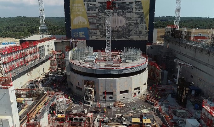′인공태양′으로 불리는 국제핵융합실증로(ITER) 구축 공사 현장이다. ITER국제본부 제공.