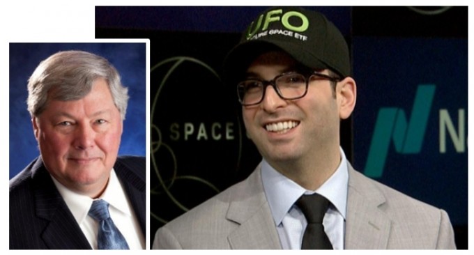 영국주식 시장에 우주개발 ETF ′요다′(The Procure Space UCITS ETF (LON:YODA))를 출시한 프로큐어 홀딩스의 로버트 털 (왼쪽), 앤드류채닌. 링크드인 제공