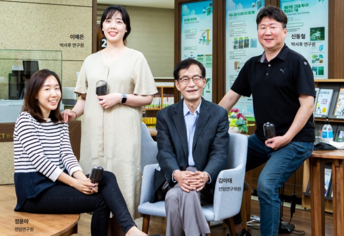 한국건설기술연구원 환경자원재생연구센터 연구진. 남윤중 제공