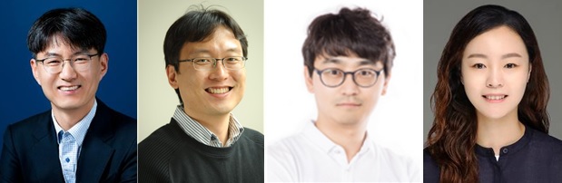 왼쪽부터 김경중 GIST 교수(과제책임자), 김승준 교수, 홍진혁 교수, 송은성 교수. GIST 제공.