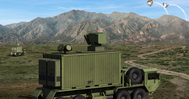 GA-EMS와 보잉이 함께 개발한 고성능 레이저 무기 상상도다. GA-EMS 제공