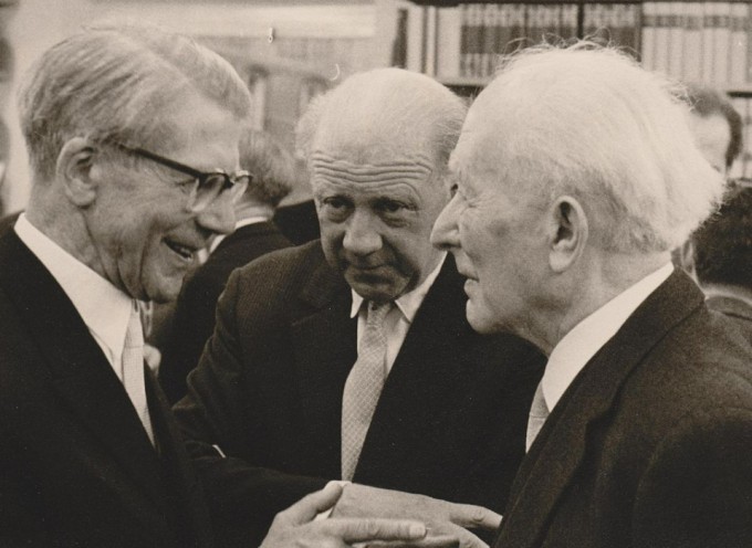 프리드리히 훈트, 베르너 하이젠베르크와 막스 보른 괴팅겐 1966년