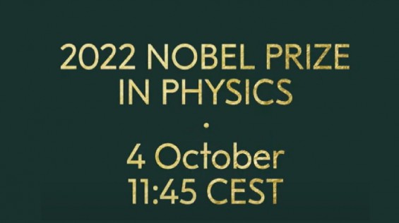 [생중계] 2022 노벨물리학상 수상자 발표(오후 6시 45분)