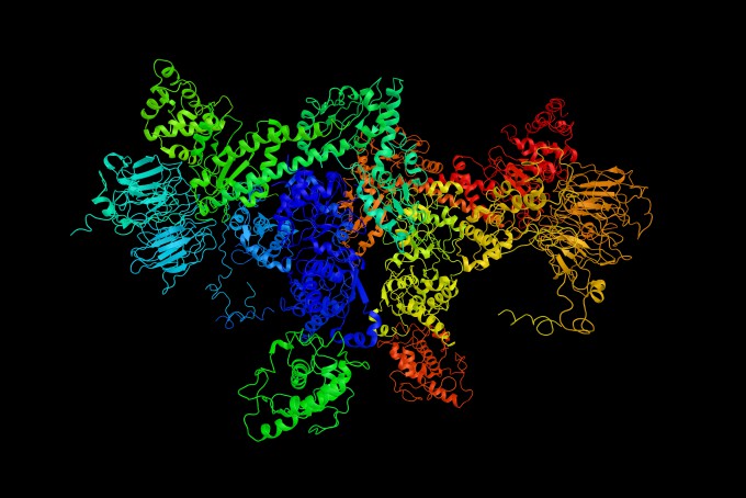 단백질의 3차원 구조를 재현한 모식도. 메타가 개발한 단백질 구조 예측 AI가 6억 개 이상의 단백질 구조를 예측하는데 성공했다. 게티이미지뱅크