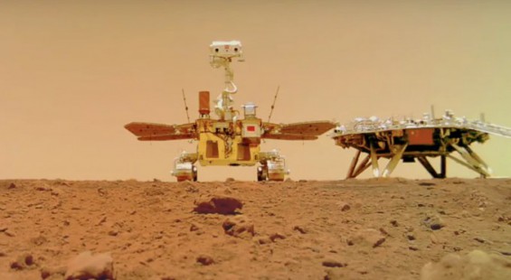 [오늘과학] 중국 화성 로버, 저위도 지역서 물 흔적 발견
