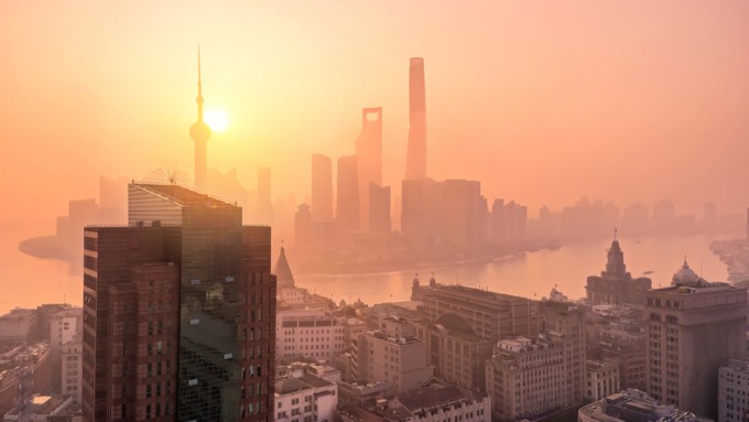 초미세먼지(PM2.5)로 흐려진 중국 대도시의 대기. 게티이미지뱅크