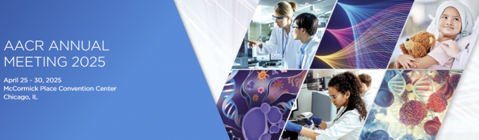 미국암연구학회(AACR) 2025 홍보물. AACR 홈페이지 캡처