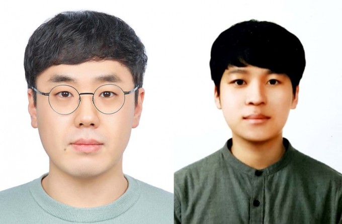 (왼쪽부터) 주경돈 UNIST 교수와 김준수 UNIST 연구원. UNIST 제공