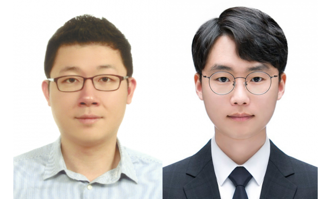 KIST는 뇌의 학습 원리를 반도체 칩에 직접 구현해 신경망 연결 구조를 기존보다 2만 배 빠르게 실시간 분석하는 기술을 개발했다. 연구에 참여한 박종길 선임연구원과 김대영 학생 연구원. KIST 제공