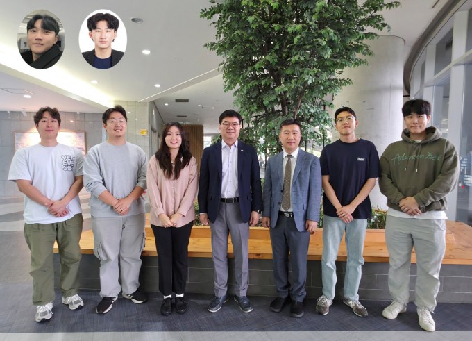 하단 왼쪽부터 박서학 KAIST 박사과정생, 안재완 연구원, 전도경 박사과정생, 최성율 교수, 김일두 교수, 박충성 연구원, 신의철 박사과정생. 상단 왼쪽부터 신하민 연구원, 최준회 연구원. KAIST 제공