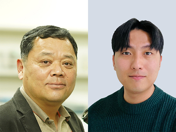 왼쪽부터 임근배 포스텍 기계공학과 교수, 최운재 박사과정생. 포스텍 제공