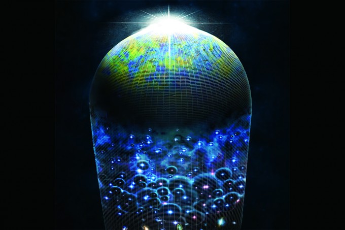 먼 미래, 우주가 수축하는 시나리오를 상상한 이미지. 2025년 10월, 이영욱 연세대 천문우주학과 교수팀은 기존 가속팽창 이론에 이의를 제기하며 “우주가 감속팽창하고 있다”고 발표했다. Center For Astrophysics/M. Weiss 제공