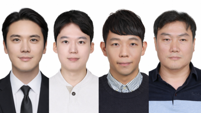Noh Woo-joo, Ph.D. candidate at KIST, Han Jong-hyun, postdoctoral researcher, Hwang Jin-yeon, Principal Researcher at Rumplifier (Former Senior Researcher at KIST), and Oh Si-hyung, Principal Researcher. Photo courtesy of KIST.