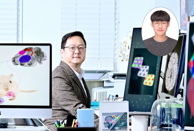 첨부2. KAIST 백세범 석좌교수, (상단)KAIST 천정환 석사. KAIST 제공
