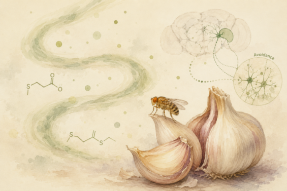How Garlic Disrupts Fruit Fly Mating