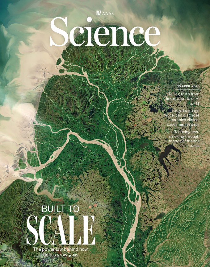 [Science on the Cover] River channel length and delta land area linked ...