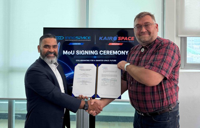 Wynn Marshall, Head of Sales at Innospace (left), and Nikolay Bednekhin, Chief Technology Officer (CTO) of Kairospace. Provided by Innospace