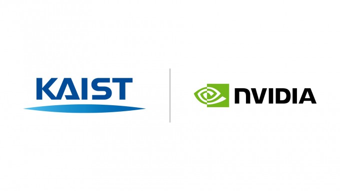 Logos of KAIST and U.S. company NVIDIA. Provided by KAIST
