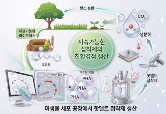 [과기원NOW] KAIST, 대장균으로 만드는 '접착제 소재' 外