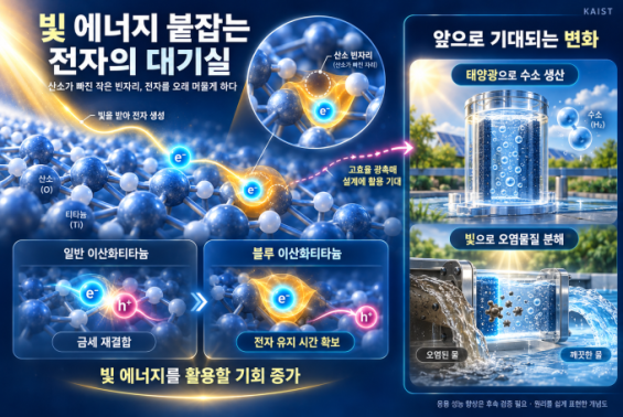 [Sci-Tech NOW] KAIST identifies 'light energy pockets' inside titanium dioxide photocatalyst